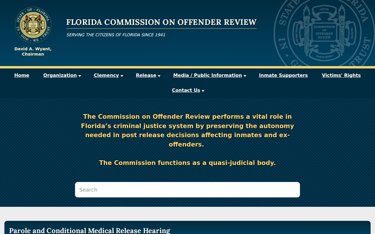 Avon Park criminal history Florida Commission on Offender Review source