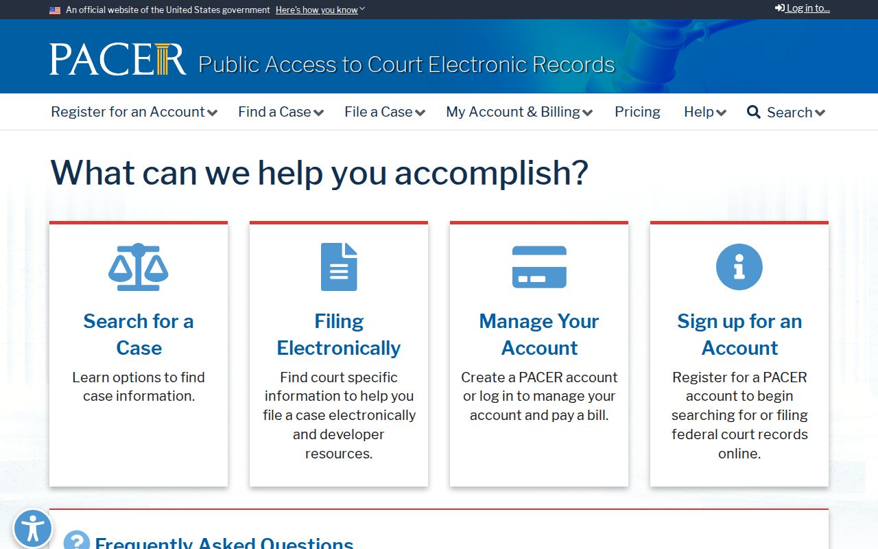 Highlands County criminal court cases federal PACER layer